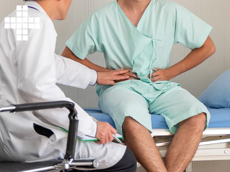 Provider treating a minor injury at Millard Premier urgent care